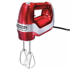 Hamilton Beach Professional 5 Speed Hand Mixer Red DC Motor Powerful Easy -C picture