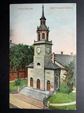 Postcard Portland ME - First Parish Church picture