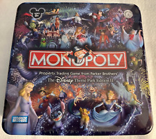 Disney Theme Park Monopoly Game  Edition II 2007 Factory Sealed Metal Tin - NEW picture