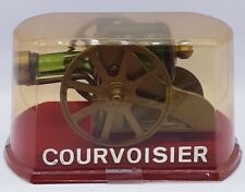 Vintage Courvoisier Cognac Cannon Cradle & Bottle in Plastic Case Display EMPTY  picture
