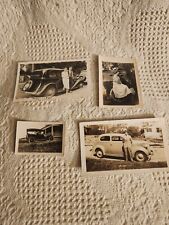 4 Vintage B&W Automobile Photos 1920s 1930s picture