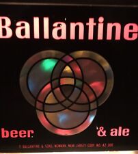 1960's “COLOR MOTION SIGN”BALLANTINE beer & ale  LIGHTED “KALEIDOSCOPE” AWESOME picture