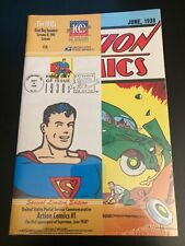 ACTION COMICS #1—1ST DAY ISSUE STAMP SET 1998 USPS **SEALED & STUNNING** picture