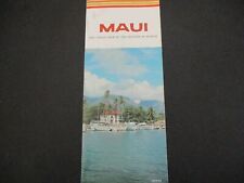 Maui The Valley Isle of The Islands of Hawaii travel pamphlet picture
