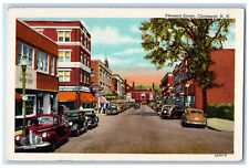 c1930's Pleasant Street, Claremont New Hampshire NH Vintage Unposted Postcard picture