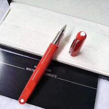 Luxury M Magnet Series Orange Red  - Silver Clip 0.7mm Rollerball Pen NO BOX picture
