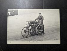 Mint France RPPC Bike Postcard Motorbike Racing picture