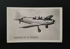 WWII Era Fairchild PT-19 Cornell Airplane POSTCARD ( Unused ) ~ WW2 picture