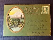 1909 SOUVENIR OF SEATTLE POSTCARD PRINTS BOOK picture