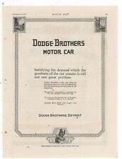 1916 Dodge Brothers Motor Car Ad: Satisfying Demand from the Goodness of the Car picture