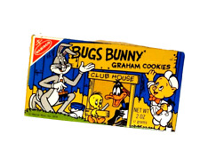 Vintage Bugs Bunny NABISCO Box of Graham Cookies Children History - EMPTY picture