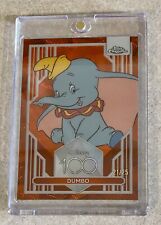 Topps Disney Chrome 100 Dumbo Orange Wave /25. Stunning Card In Hand picture