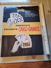 1852 Sorg Paper Company Brochure Magazine Playing Cards Paper Poker Ohio USPCC picture