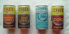 1970s-80s CHEK SODA CANS (4) - TAB-TOP (WINN-DIXIE SUPERMARKETS picture