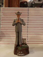 J.R EWING Whiskey Decanter from Dallas  EPMTY music box base picture