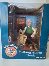 Wallace & Gromit Talking Alarm Clock Vintage Wesco 1995 New Unused In Box picture