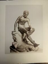 Mercury Ercolano Sculpture Classic Greco-Roman Photo Vintage Albumin Photo picture