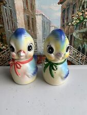 Vintage Japan Commodore Blue Bird Bluebird Salt and Pepoer S & P shakers picture