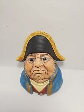 Vintage Bossons1964 Mr Bumble Chalkware Head Charles Dickens picture