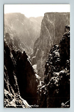 RPPC Postcard Gunnison CO Colorado Black Canyon Canon picture