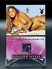 Playboy HEATHER SPYTEK Sultry & Seductive Underwear Memorabilia Card #/25 picture