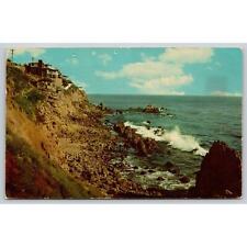 Postcard CA Seaside Homes Overlooking The Blue Pacific picture
