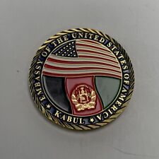 Embassy of the USA - Kabul, Afghanistan Embassy Challenge Coin US Eagle Insignia picture