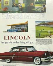 Ford Motors Lincoln Cosmopolitan Golf Club Vintage Print Ad picture