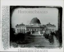 1972 Press Photo Earliest known photographic image of U.S. Capitol in 1846 picture