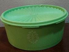 Vintage Tupperware Green Bowl #1205-08 with Lid picture