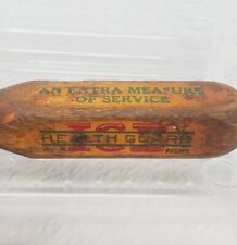 Colonial Ice Company Antique Wood Handle Advertising Ice Pick Health Guard VTG picture