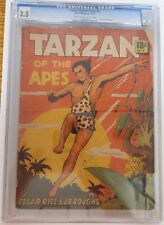 LARGE FEATURE COMIC #5 1939 DELL CGC 3.5 CREAM TO OFF-WHITE TARZAN OF THE APES picture