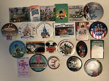 Large Lot Of Disney World Pinbacks.  23 non-matching Pins plus an additional 14 picture