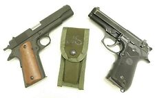Pouch, US Army 9MM or .45 Magazine Ammo Pouch W/2 Alice Clips. OD Green, NEW  picture
