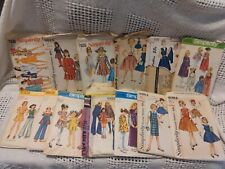 Vintage Patterns Lot Of 13 60's&70's Girl's Sz 12 & 12 1/2 & 14 picture
