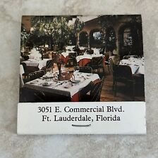 Bon Appetit Ft. Lauderdale Vintage Full Unstruck Matchbook picture