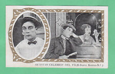 1920's Buster Keaton Sebastain Prat Film Star card # 7 in Exmt very rare Version picture