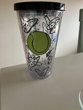 Starbucks 2014 Limited Edition Doodle Dogs Tennis Ball Tumbler 16oz With Straw picture