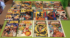 Kazar Comic Book Lot (17) 1997 #1-6, 8, 9, 15-16, Flashback Savage 1981 #2-3 picture