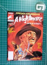 Freddy Krueger's A Nightmare on Elm Street #1 (1989) Classic Horror Marvel FN/VF picture
