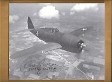 Lt. Col. Donald Bryan P-51 Ace 13 Kills Autographed 8x10 Picture Autograph Photo picture