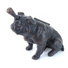 1930's Ronson Art Metal Works English Bulldog Table Lighter picture