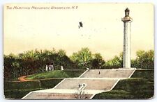 1914 The Martyrs Monument Brooklyn New York NY Park View Posted Posted Postcard picture
