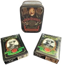 Vintage Jack Daniels Old No 7 Collectible Tin With 2 Decks Of Jack Playing Cards picture