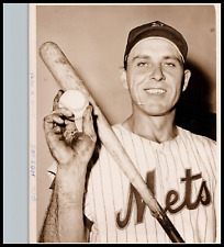 NEW YORK METS 1962-63 GIL HODGES PORTRAIT MLB VINTAGE PRESS PHOTO 400 picture