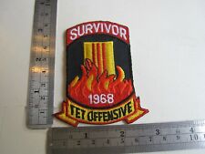 Vintage Survivor 1968 Tet Offensive Military Related Patch BIS picture