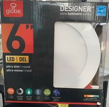 Globe Designer Ultra Slim 6 in. White Integrated LED Recessed Kit picture