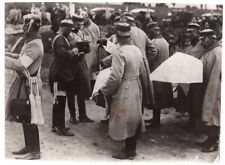 1910s German Staff Officers Conferring During Maneuvers Orig. News Photo picture