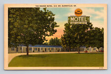 The Orange Motel US 301 Glennville Georgia GA Roadside America Postcard picture