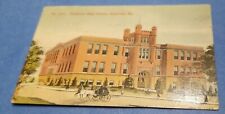 High school Olyphant PA Pennsylvania Postcard 1912 picture